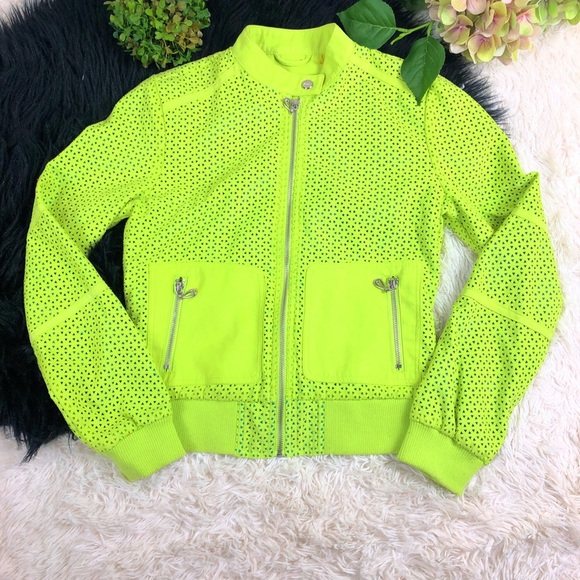 EUC Kenneth Cole NY Moto Neon Jacket - Picture 9 of 10